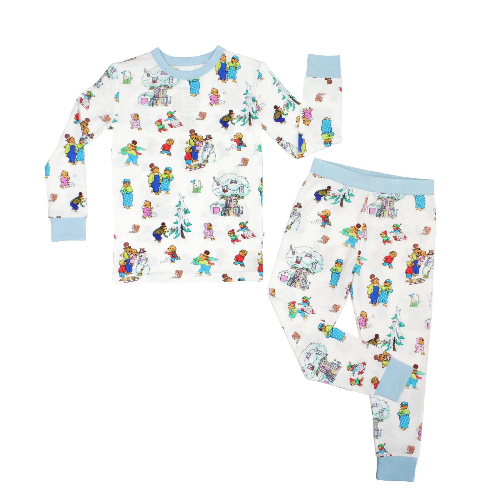 Berenstain Bears® Snow Day Bamboo Long Sleeve Kids Pajama Pants Set