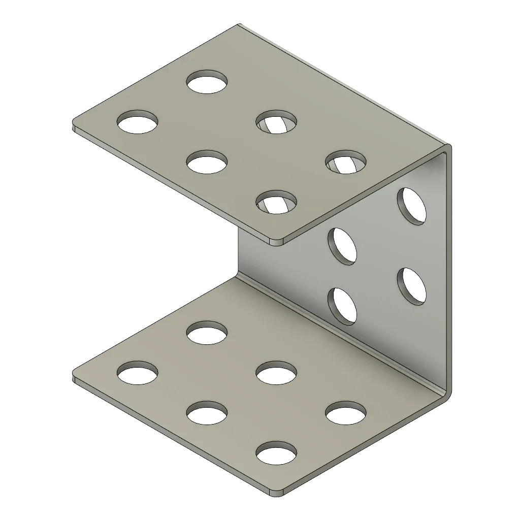 Plate 3x3-hole, steering bevel gear