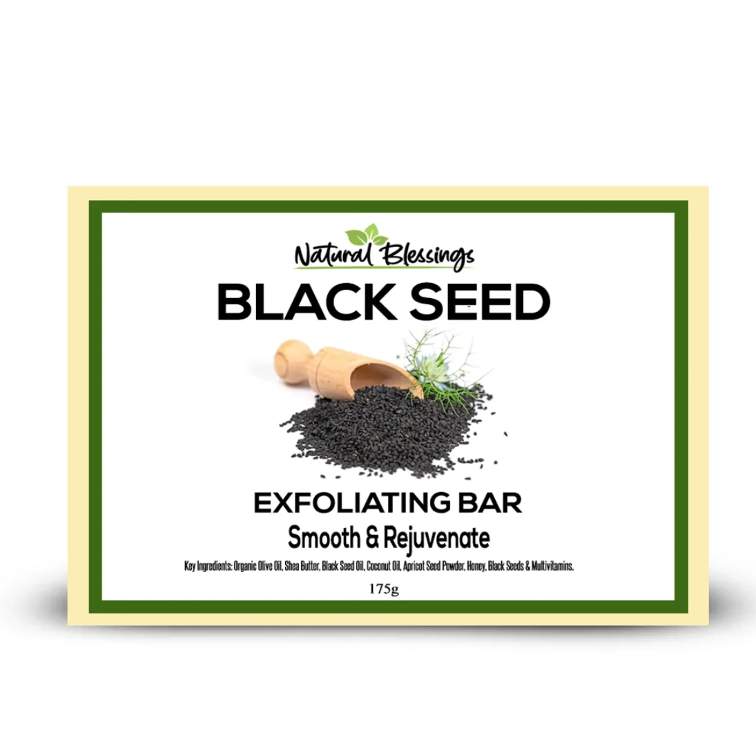 Barra Esfoliante de Semente Negra