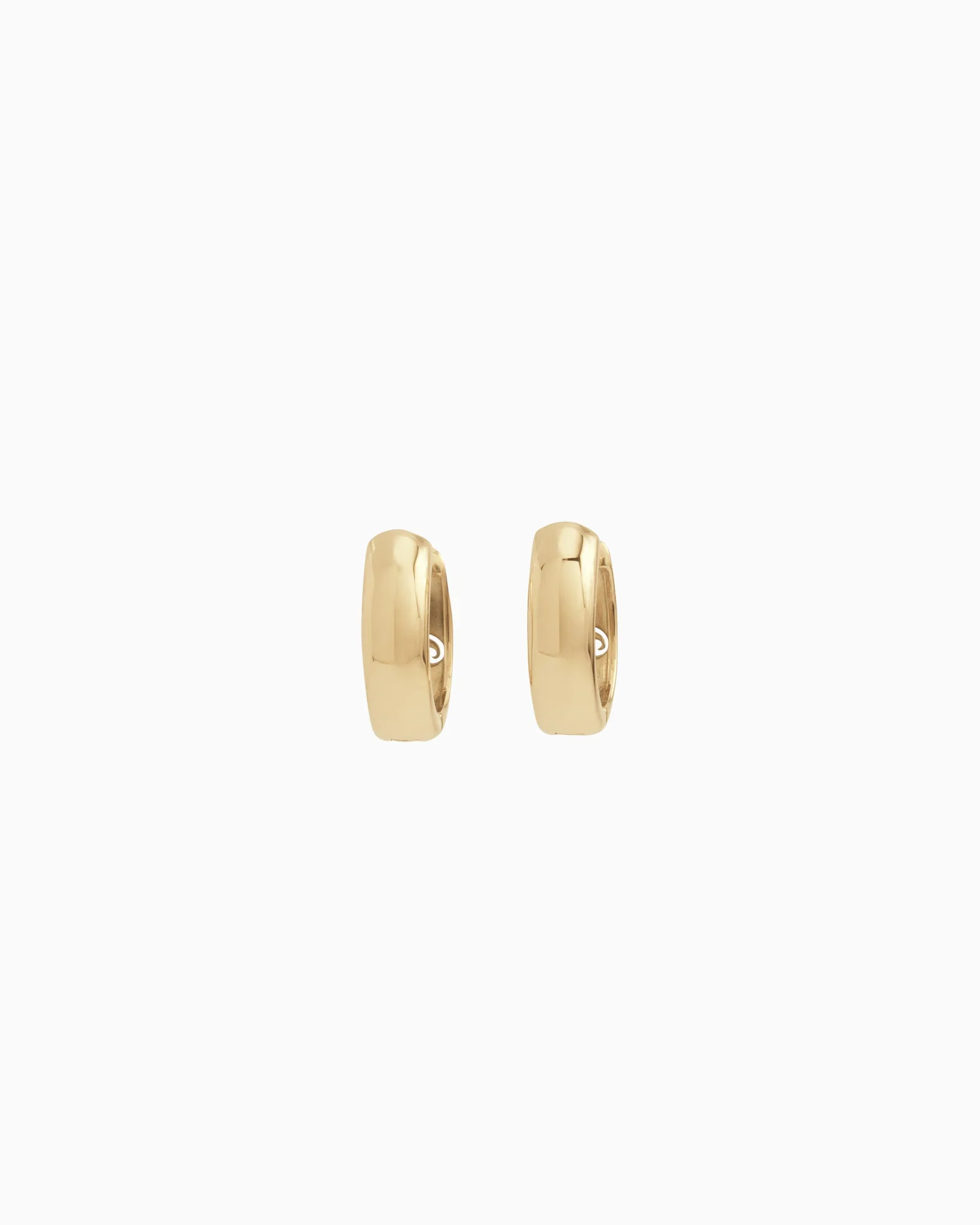 14K Gold Petroglyph Hinge Hoops