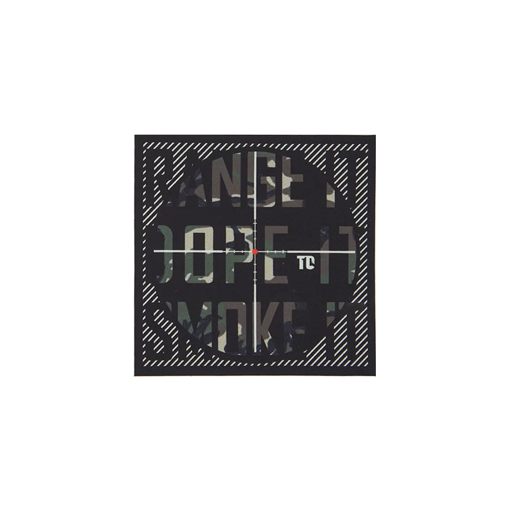 ملصقات T1C: معنى Range It. Dope It. Smoke It.