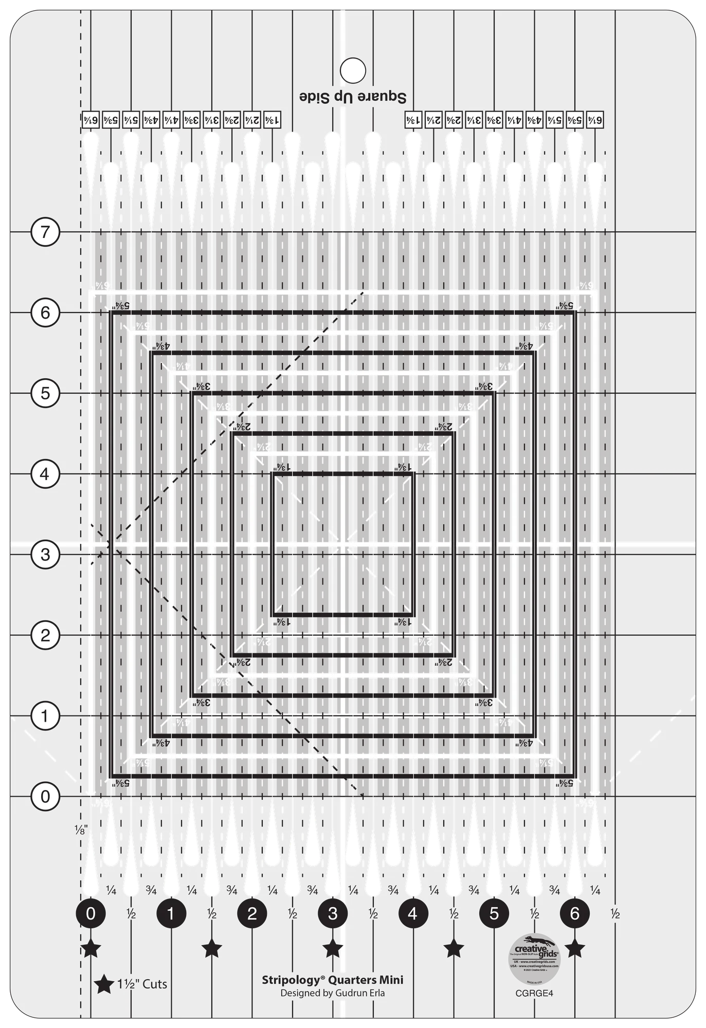 Stripology Quarters MINI定規で正確にカットする方法