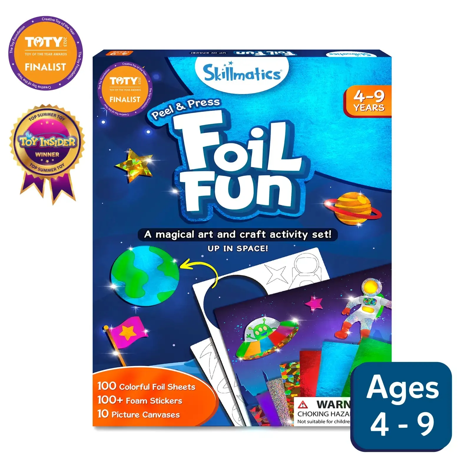 Foil Fun: Im Weltraum | Sauberes Bastelset (4-9 Jahre)