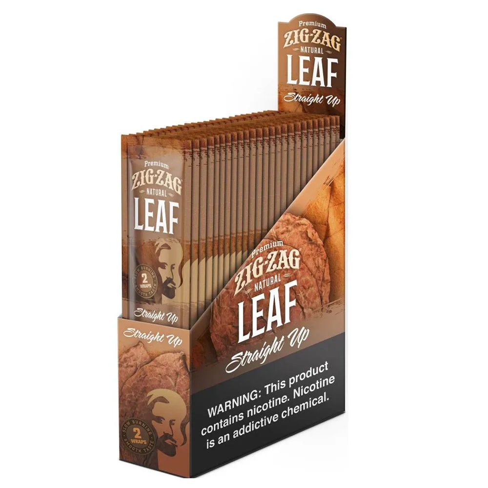 How to Roll with Zig-Zag Straight Up Natural Leaf Wraps