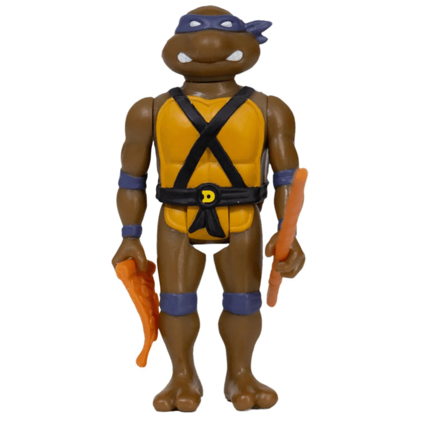 Super7 ReAction Teenage Mutant Ninja Turtles Donatello Figurine d'Action de 3.75 Pouces