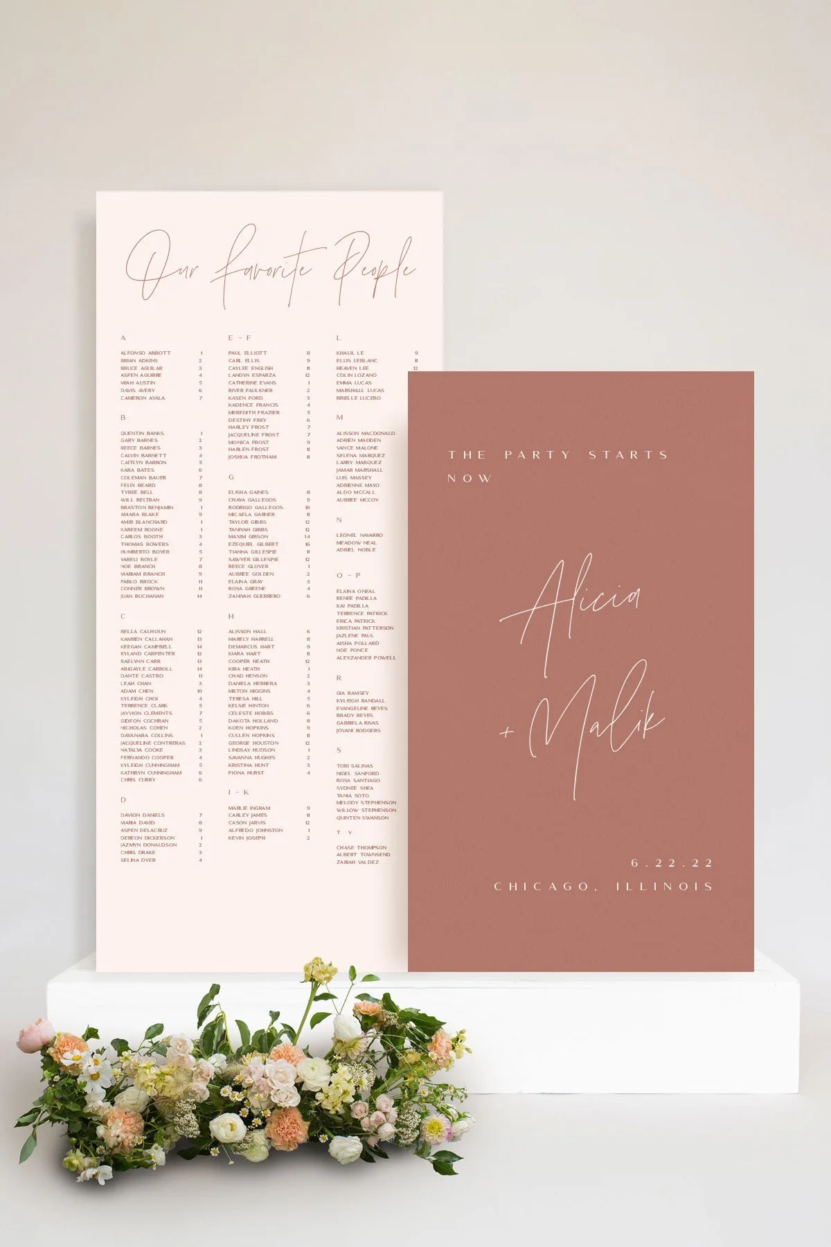 Wedding Ceremony Signs | The Alicia