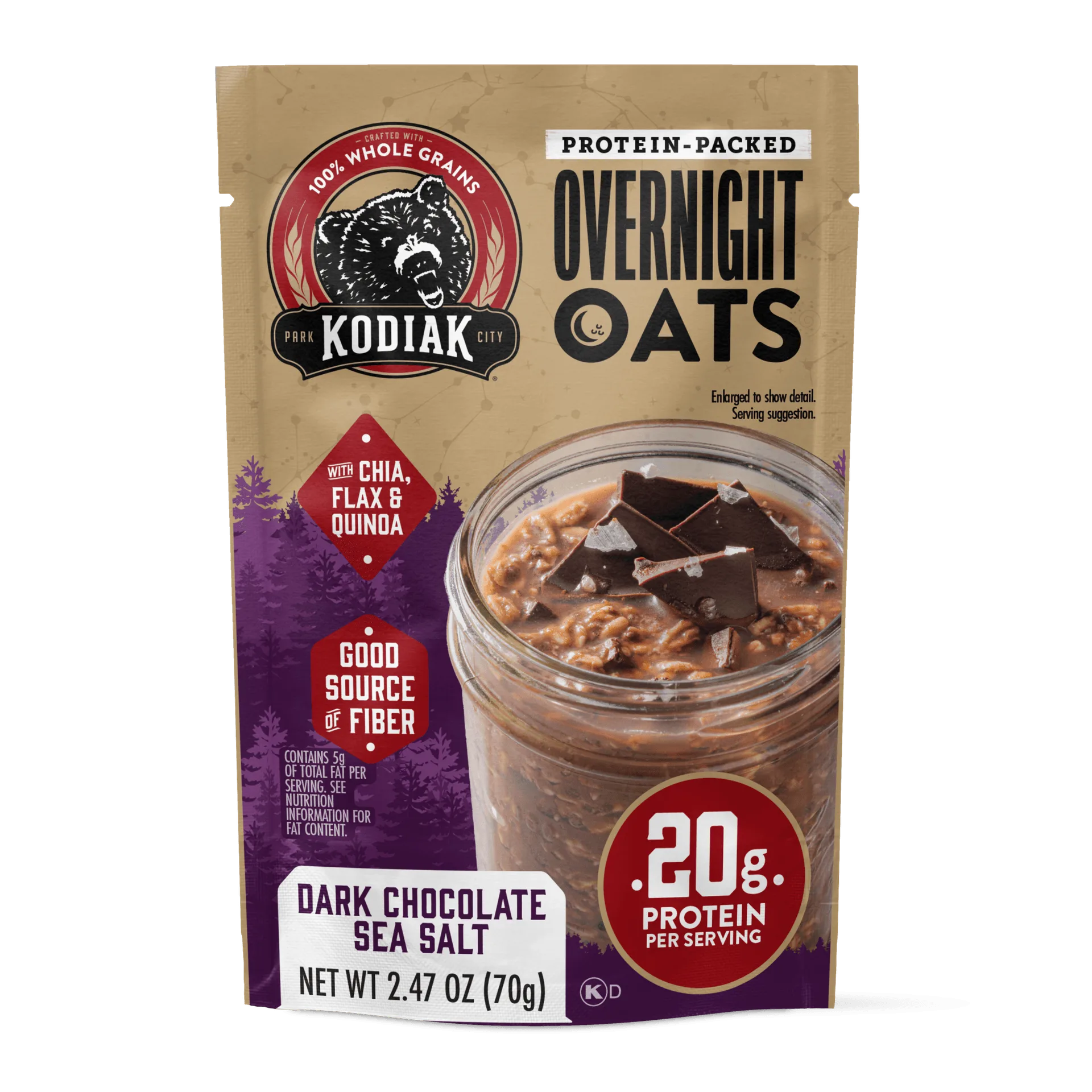 Dark Chocolate Sea Salt Overnight Oats