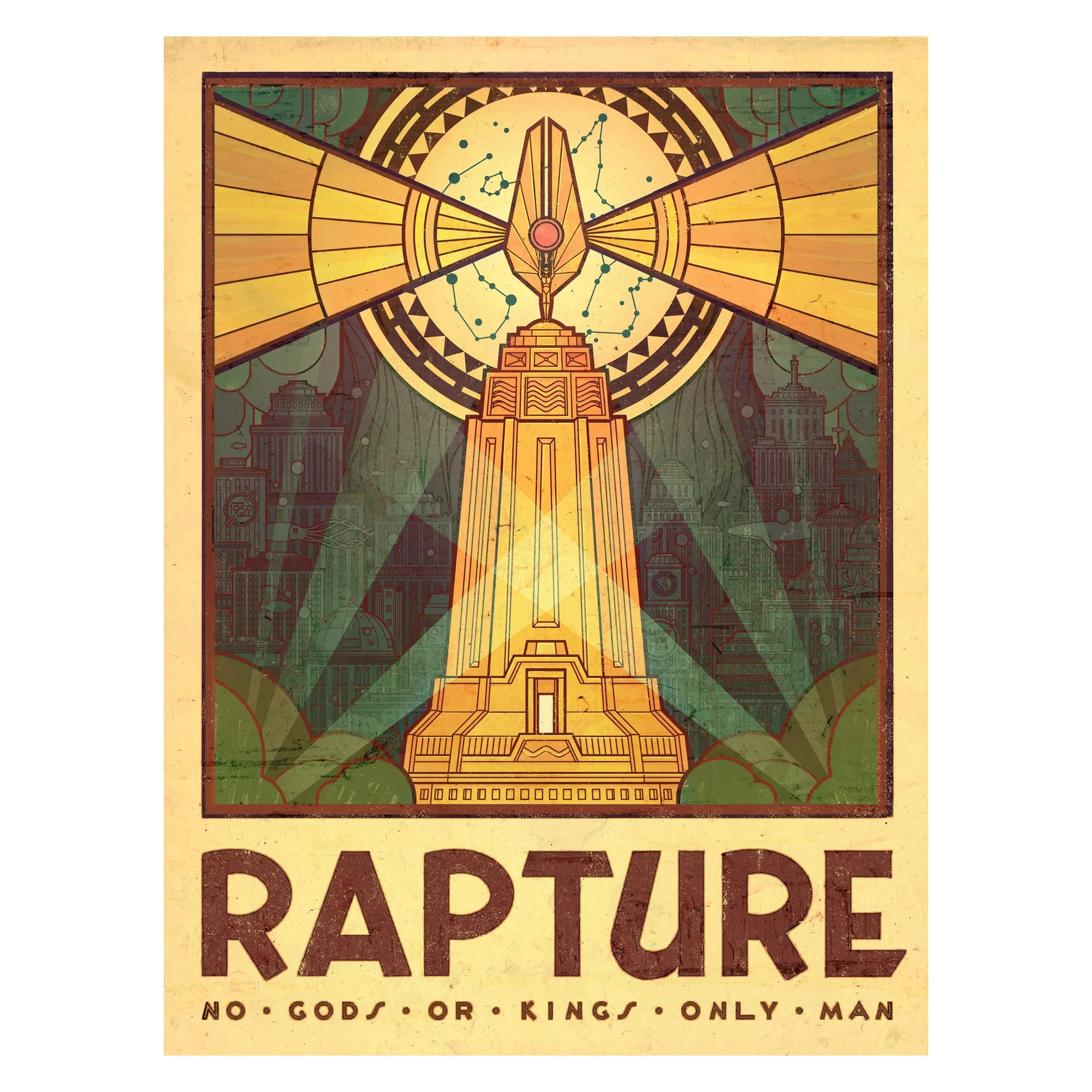 BioShock - Rapture Tourism Poster