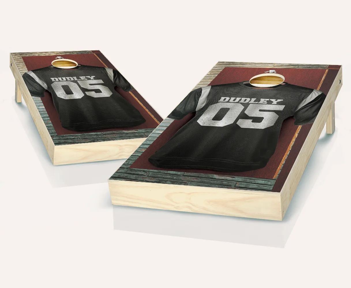 Customized Locker Room Cornhole Set: Features and Design