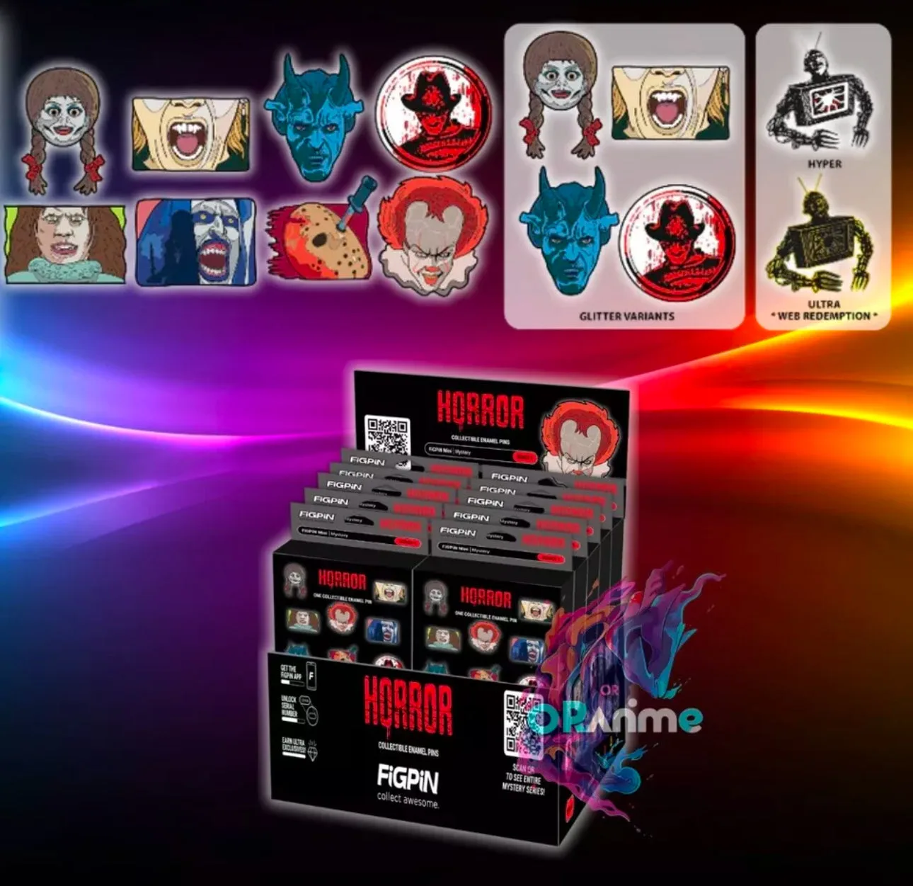 FiGPiN Mystery Mini Series 1 Horror: Analisi della confezione