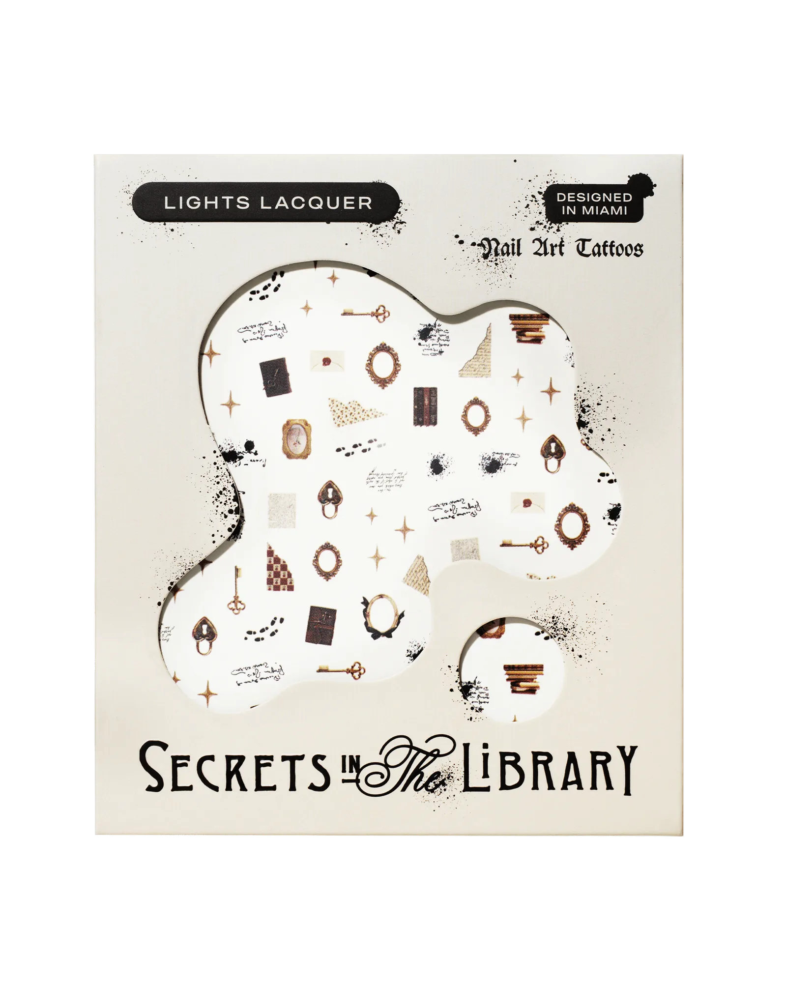 Lock & Key Nail Tattoos