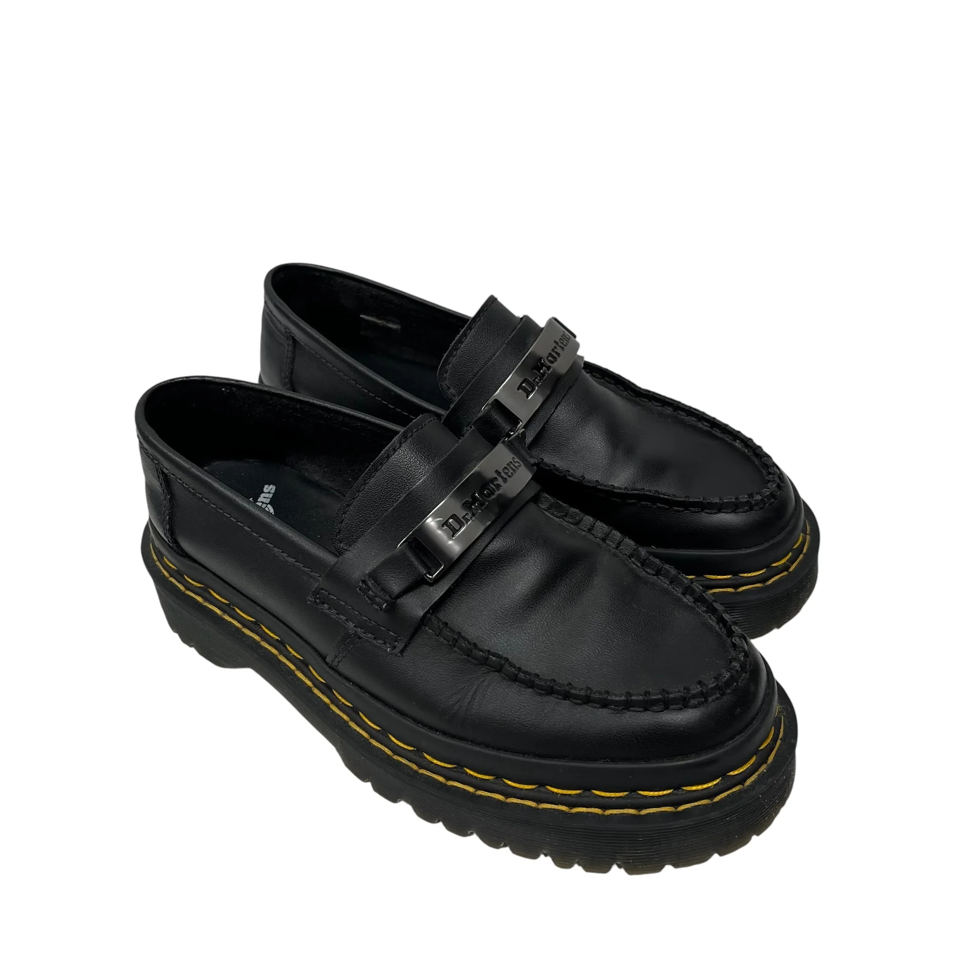 Dr.Martens/로퍼/US 7/가죽/블랙/