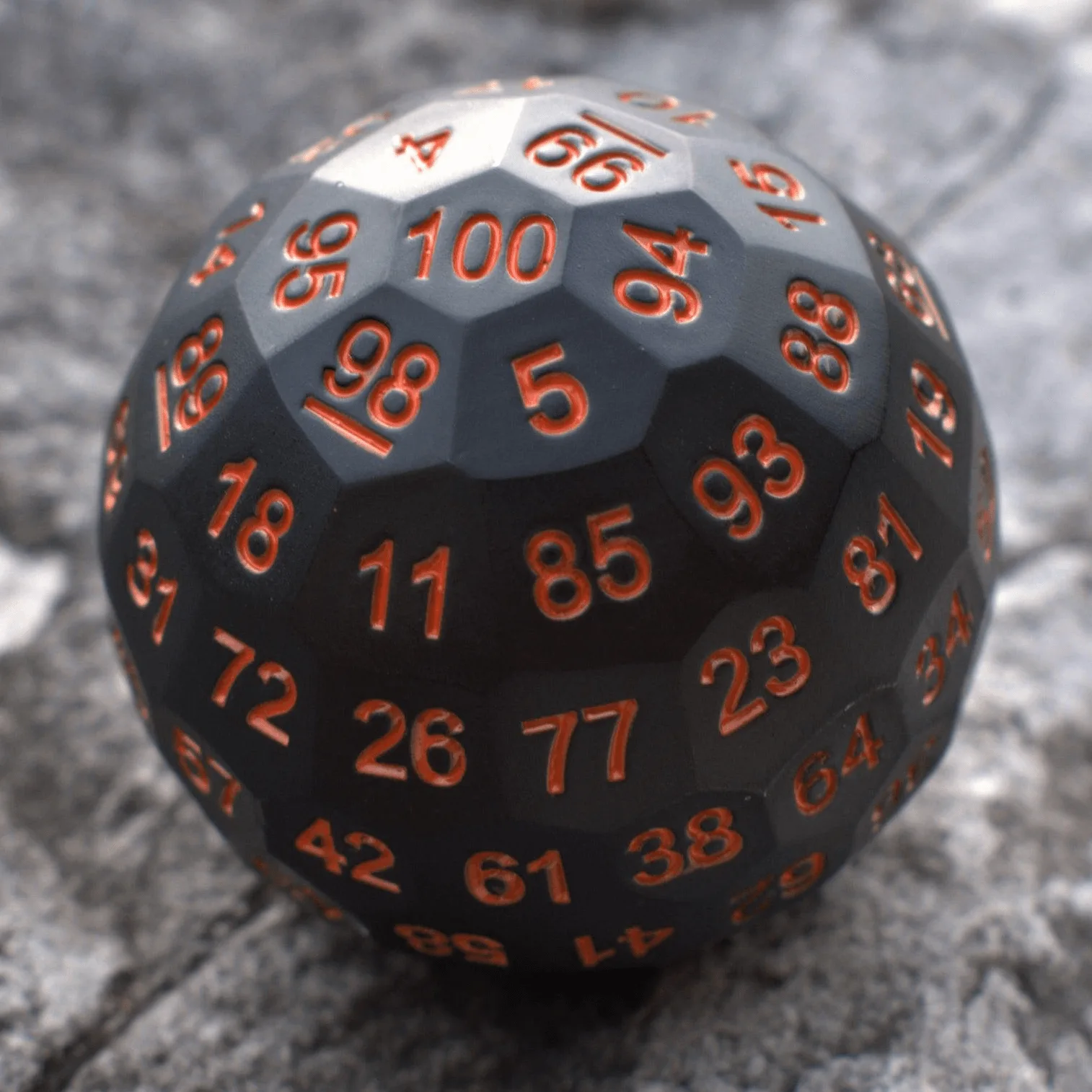 PRE-ORDER || The Pounder D100 - Black and Orange