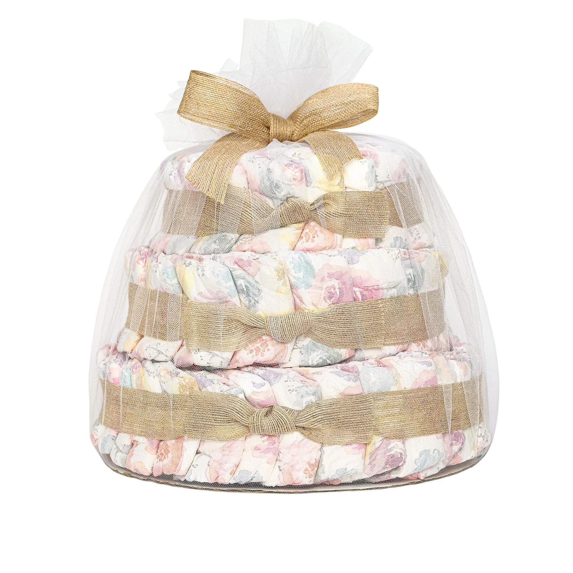 Gâteau de couches, Roses en boutons, Deluxe