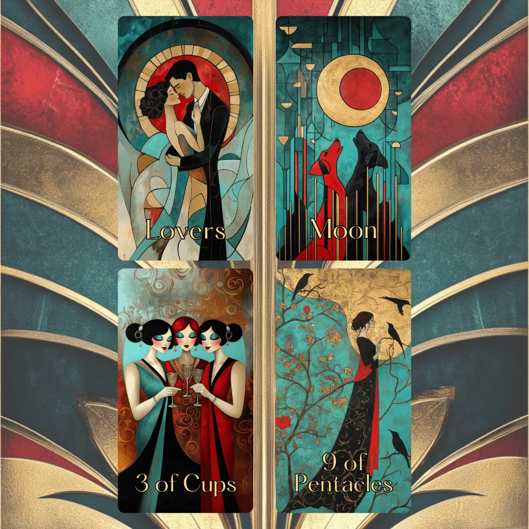 Victorian Muse vs Divine Deco: Which Art Deco Tarot Deck?