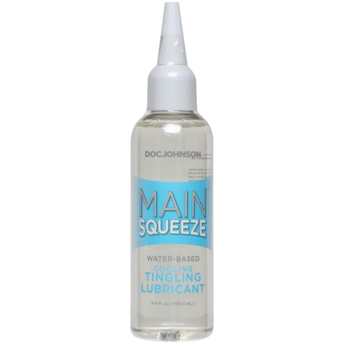 Main Squeeze - Cooling/Tingling Water-Based Lubricant - 3.4 fl. oz.