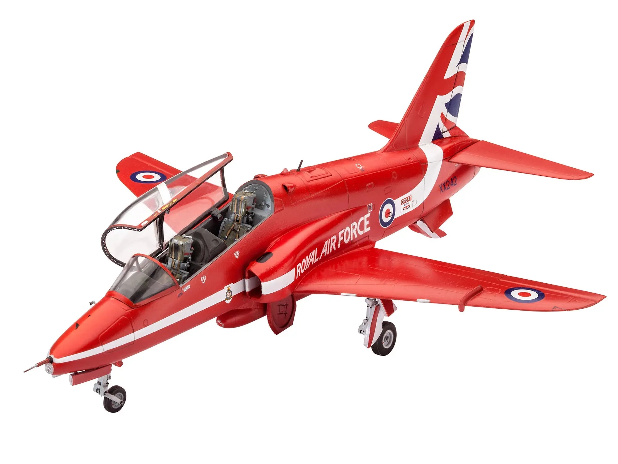 Cómo pintar una maqueta del BAe Hawk T.1 Red Arrows