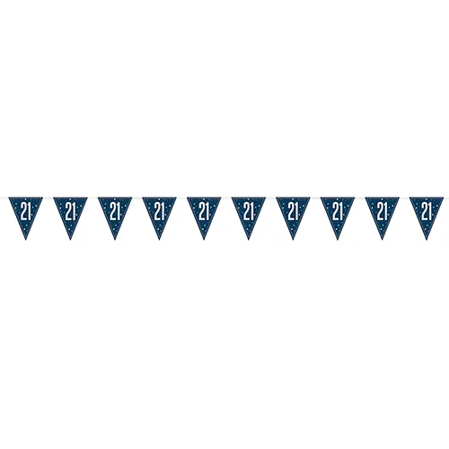 Cómo colgar un banderín de 21 cumpleaños