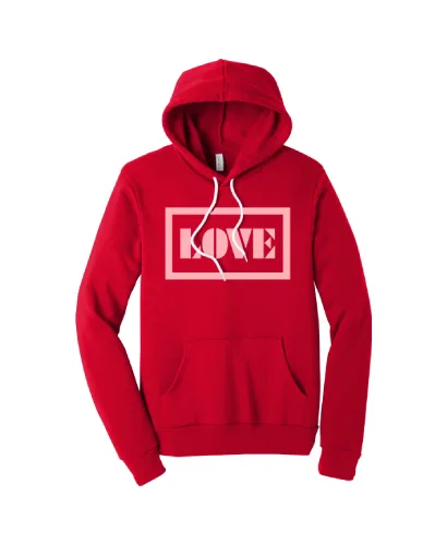 LOVE Hoodie (Red/Pink) vs Love Hoodie (Red): Color and Style Comparison