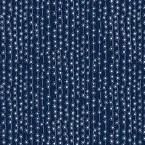 Couette en tissu indigo à motifs de vignes : idées de projets