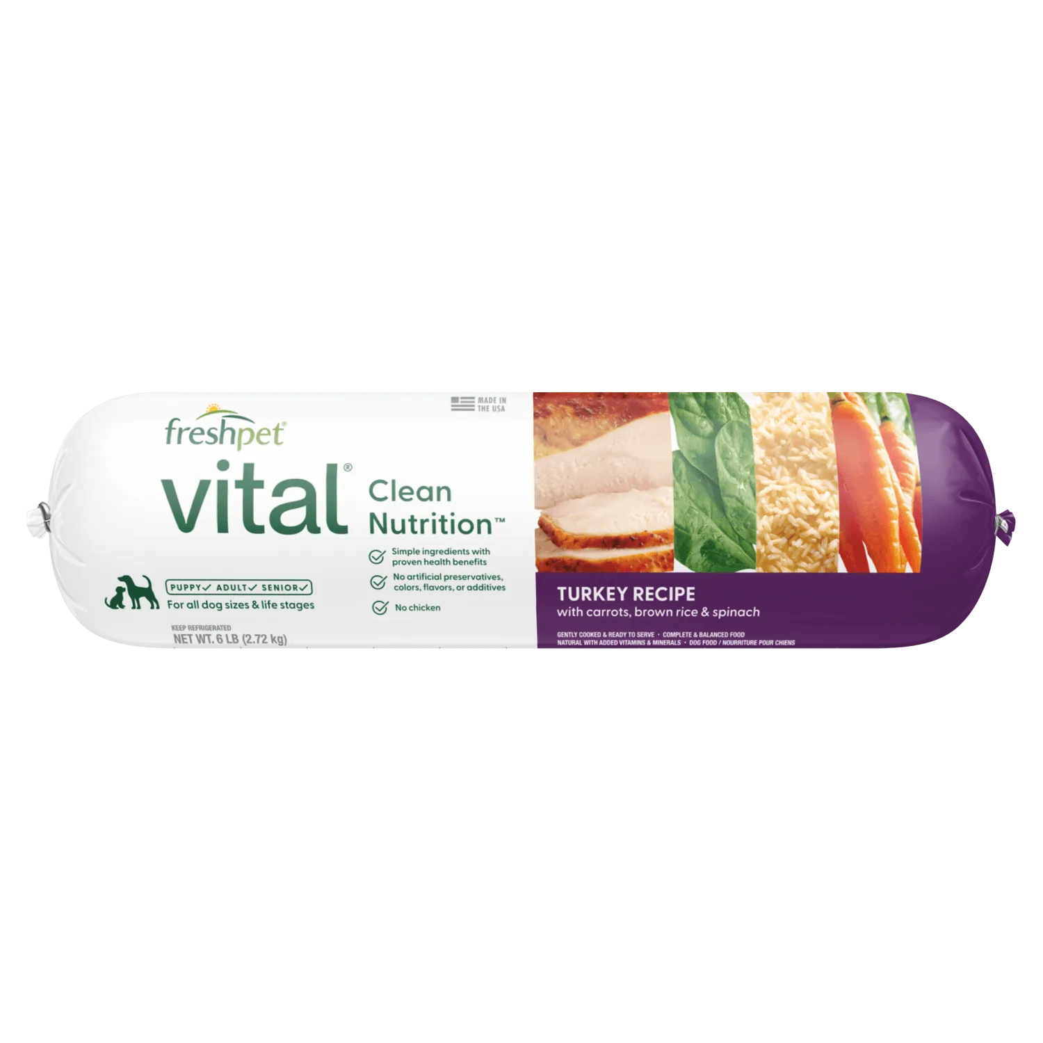 Deli Fresh Vital Turkey Vegetable Rice Roll 6 lb