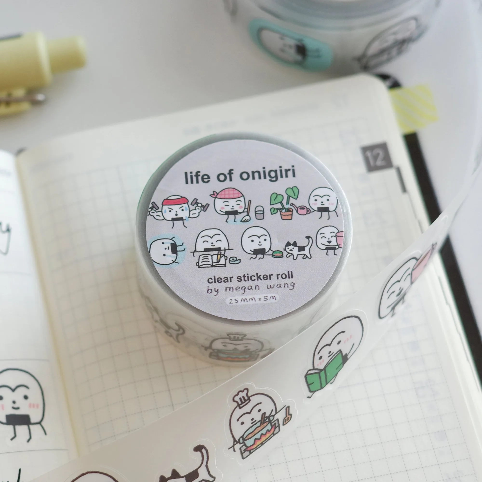 Life of Onigiri Sticker Roll