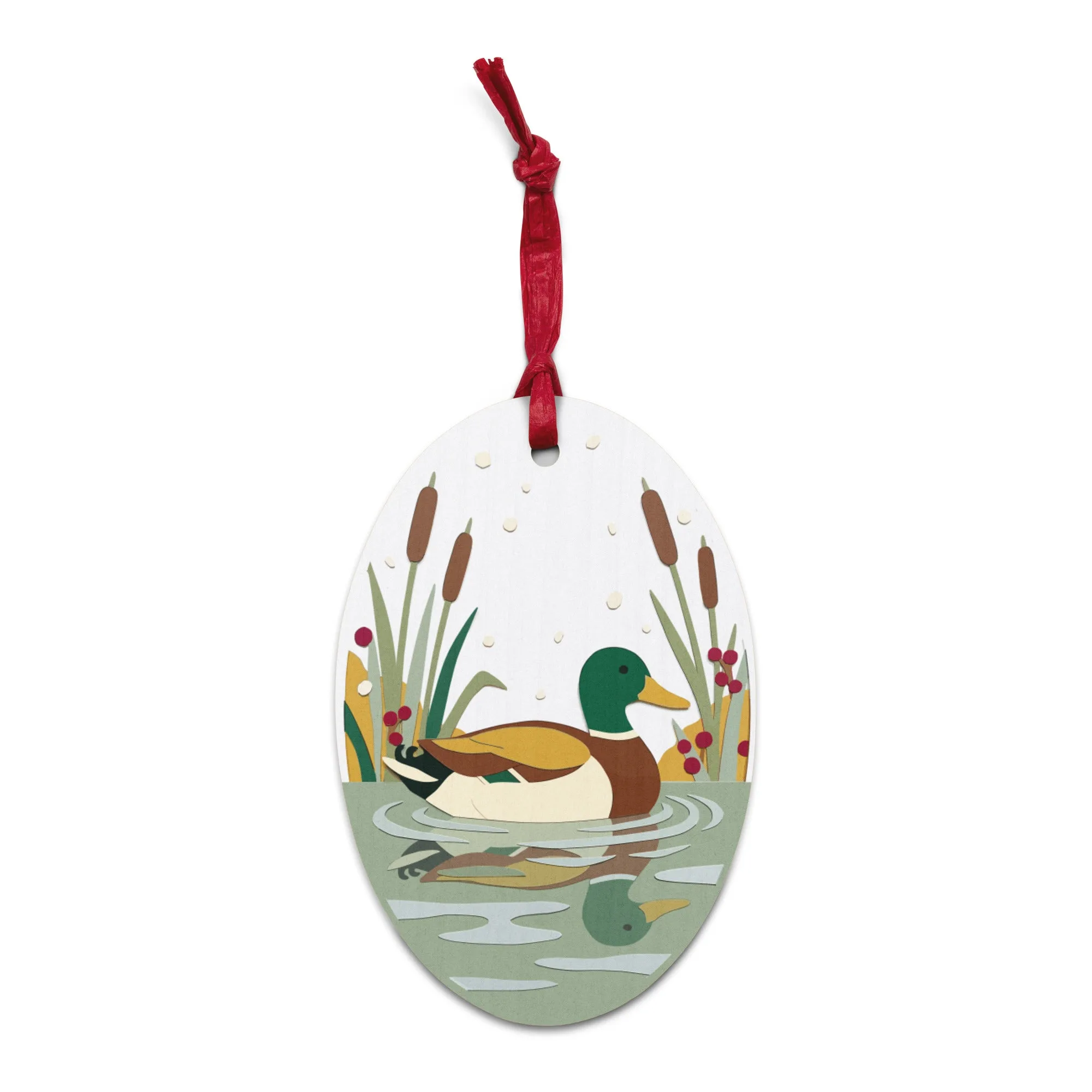 Mallard Wooden Ornament