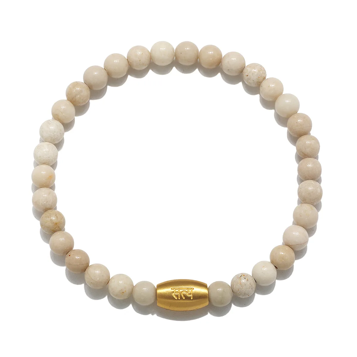 Herrenarmband aus Flussstein für Wahrheitssuche