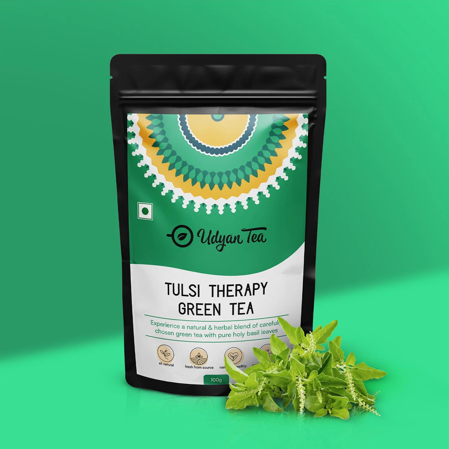 Tulsi Therapy Green Tea vs Immunity Booster Tea Pack