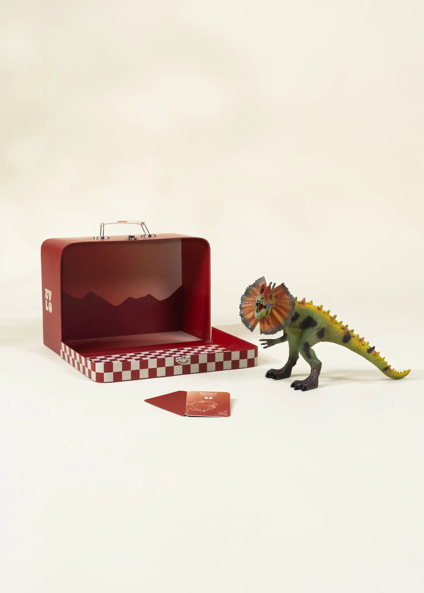 Dilophosaurus Dinosaur in a Collectible Box