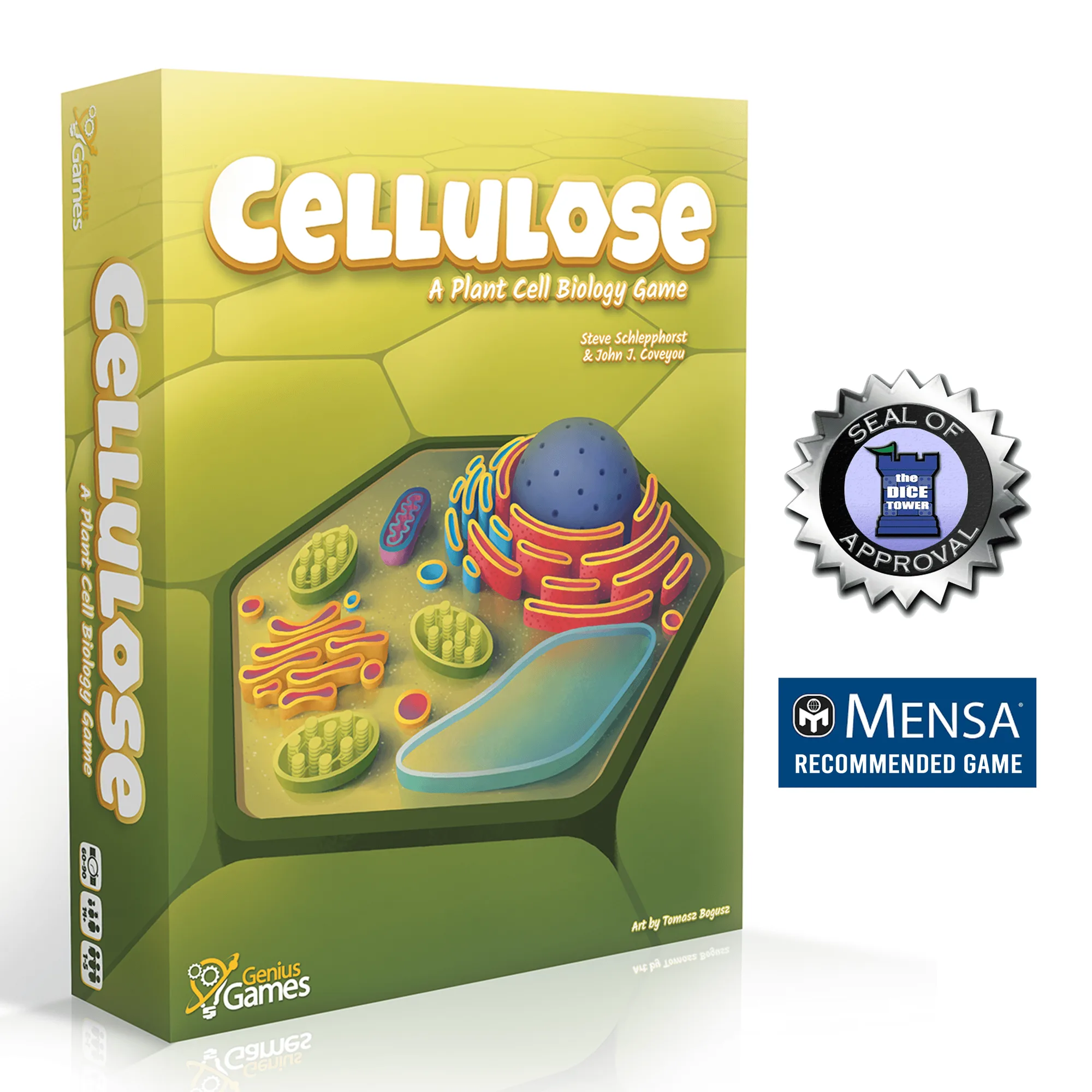 Cellulose: A Plant Cell Biology Game | 2023 MENSA Recommended Game | Dice Tower Seal of Approval | Strategy Board Game
