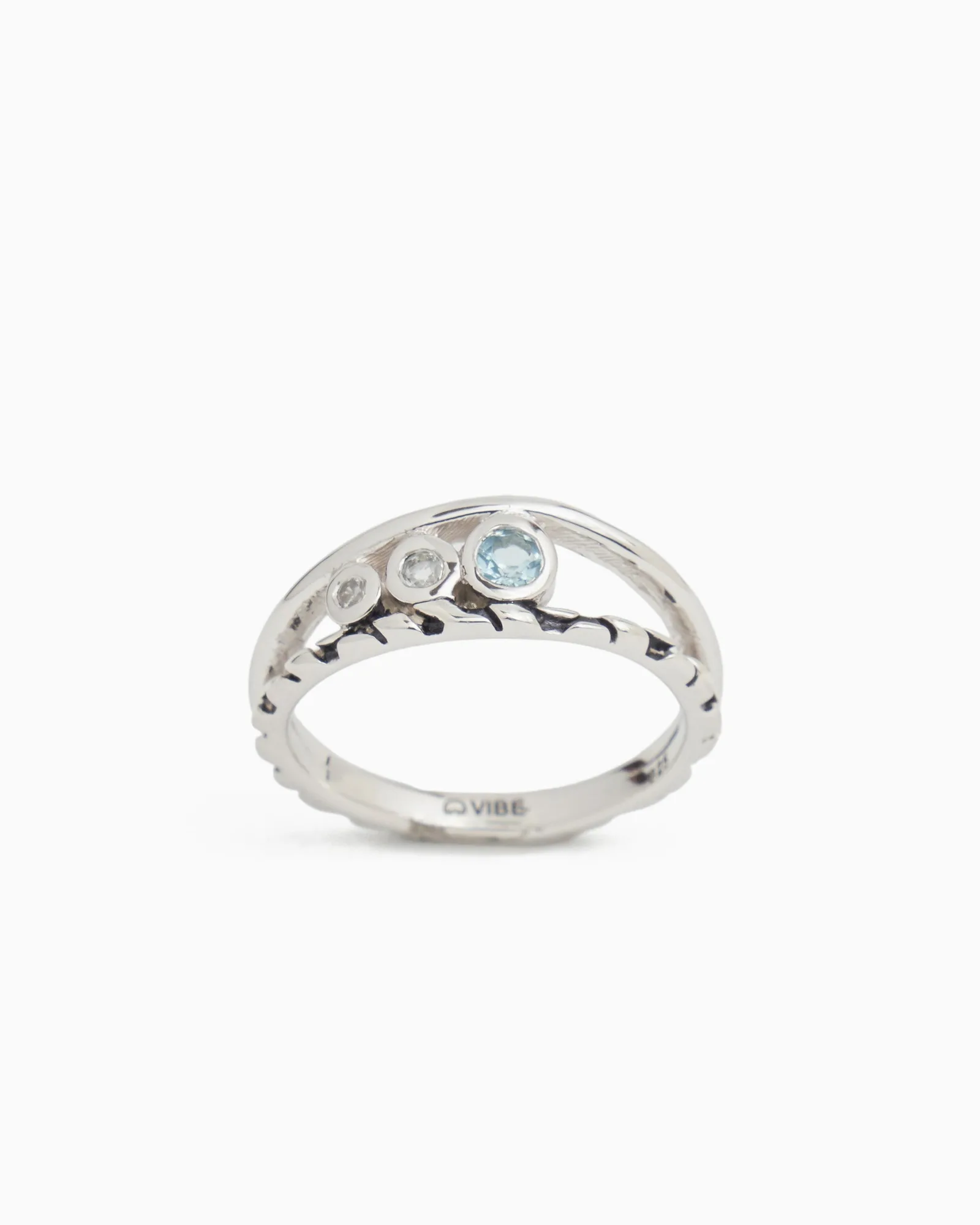 Bague Octopus avec pierres dégradées