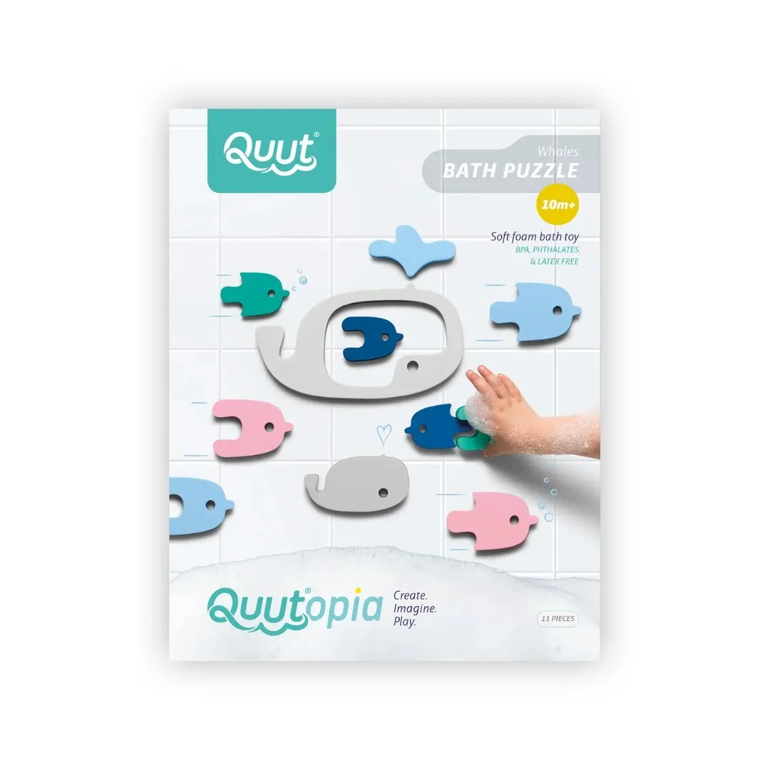 Balena Puzzle da Bagno – Set di Giocattoli 3D Galleggianti