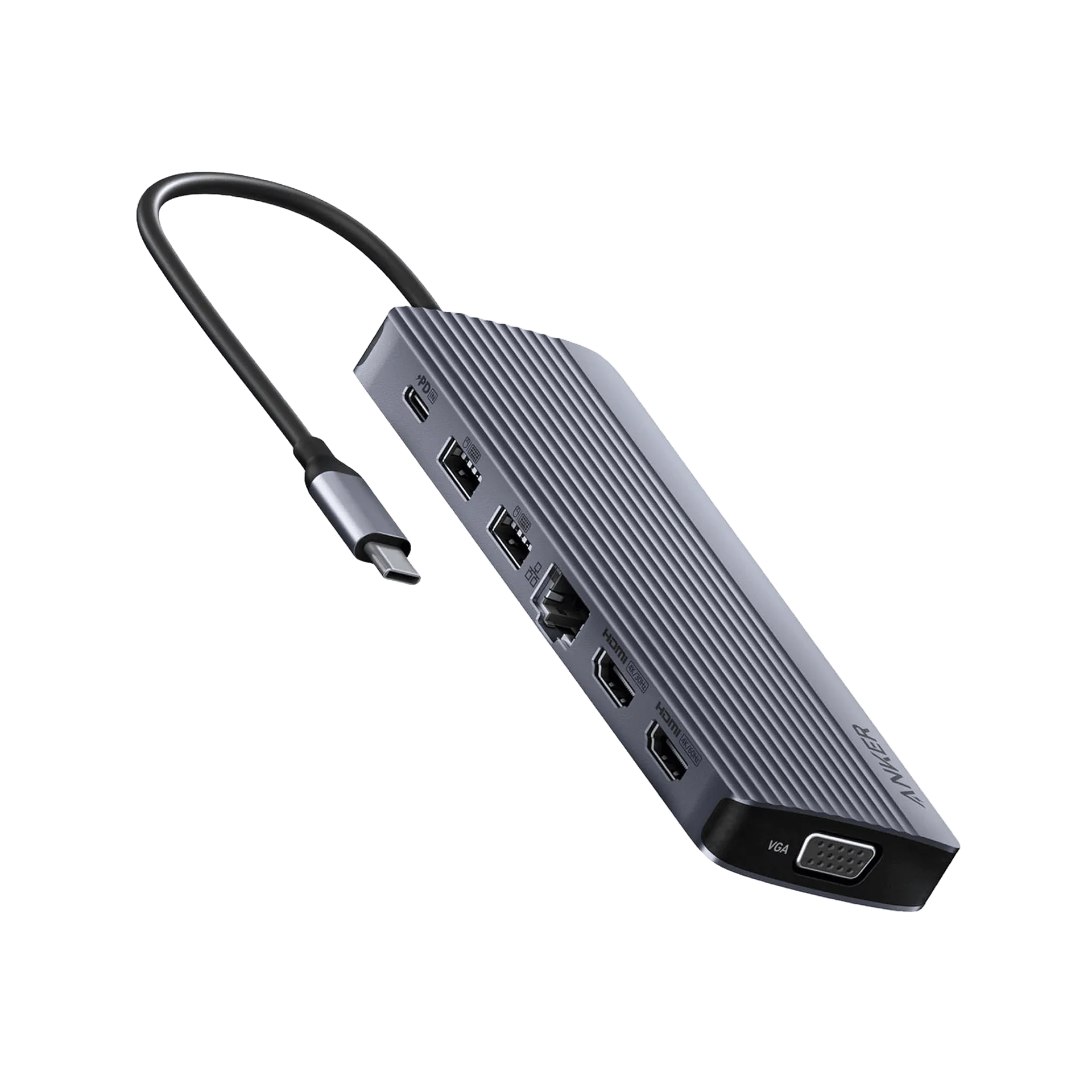Refurbished Anker USB-C Hub (14-in-1, Triple Display)