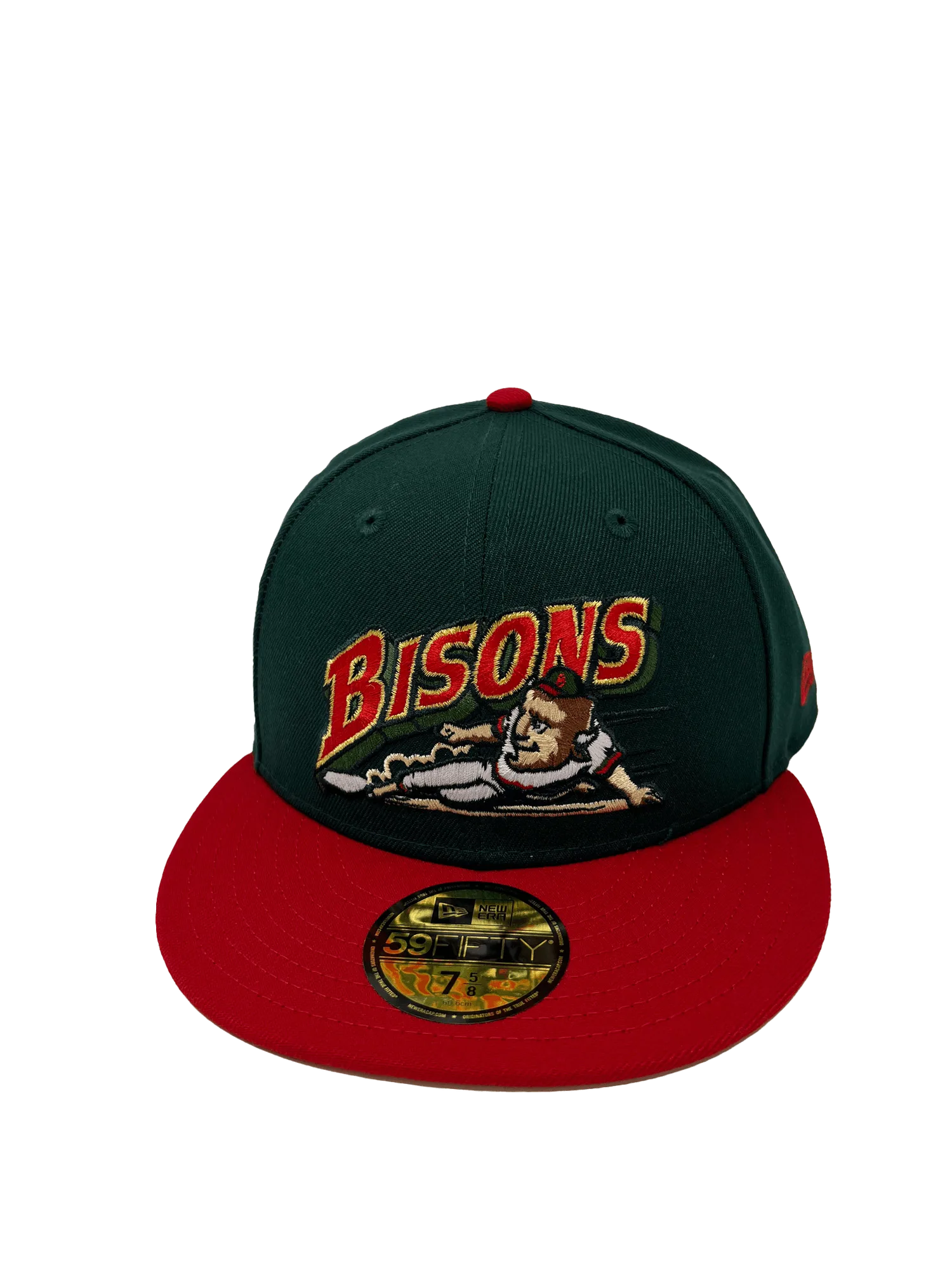 Buffalo Bisons Retro Slide Green Red Cap: Taglia e vestibilità