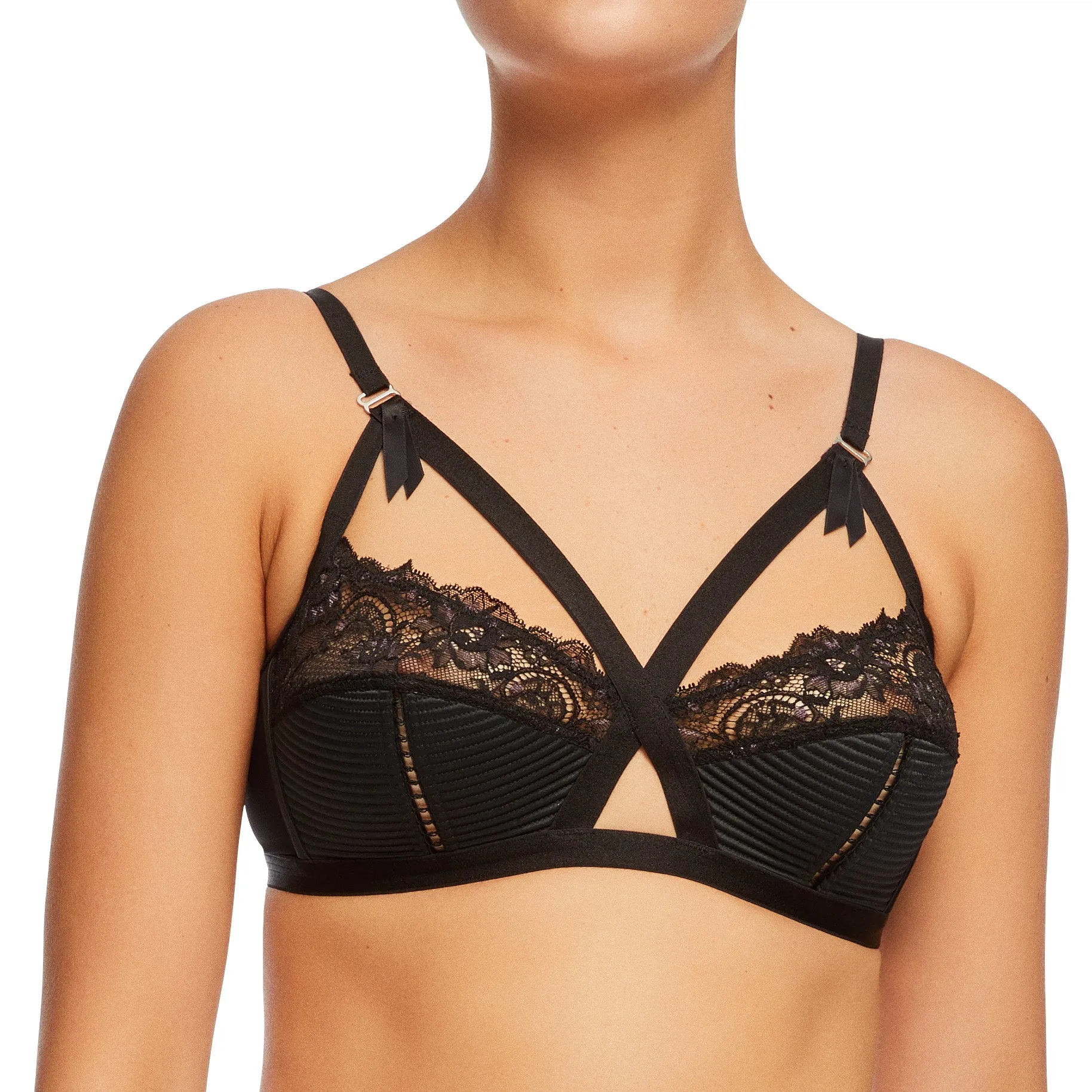 Madame X Non Underwire Bra - Black