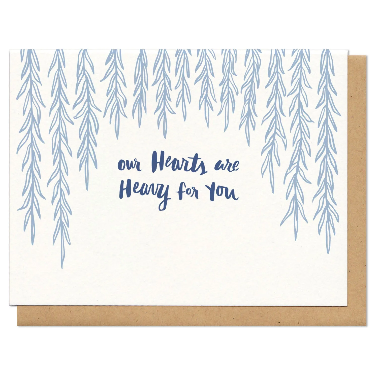 Our Hearts are Heavy for You Greeting Card
