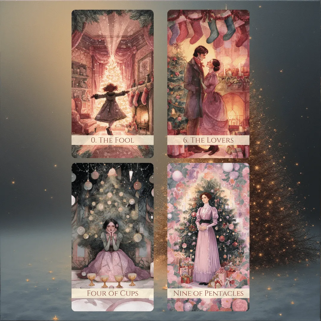Festliche Kamin-Tarot: Lektüre für die Weihnachtszeit