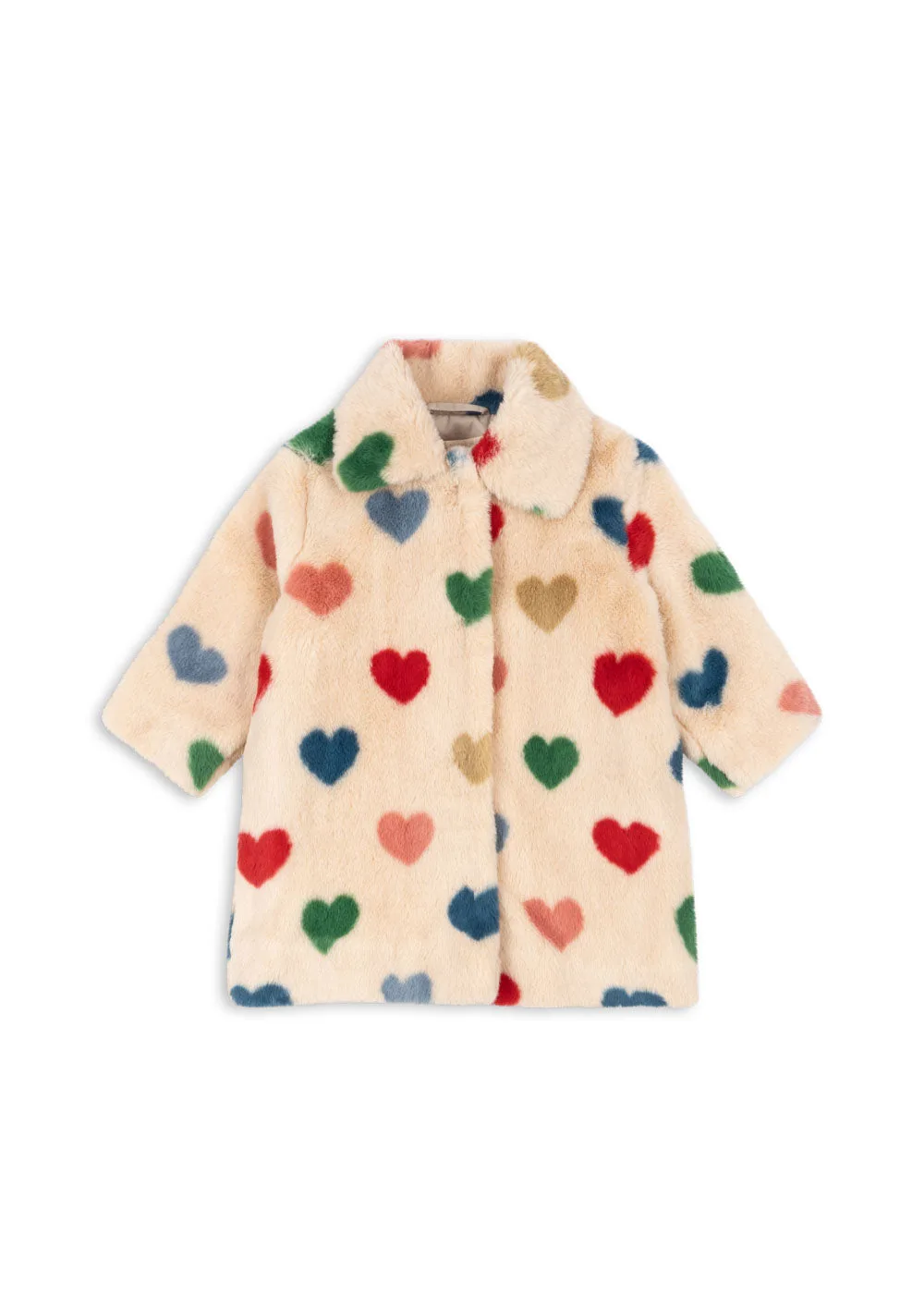 FUZZIE COAT - bon coeur coloré