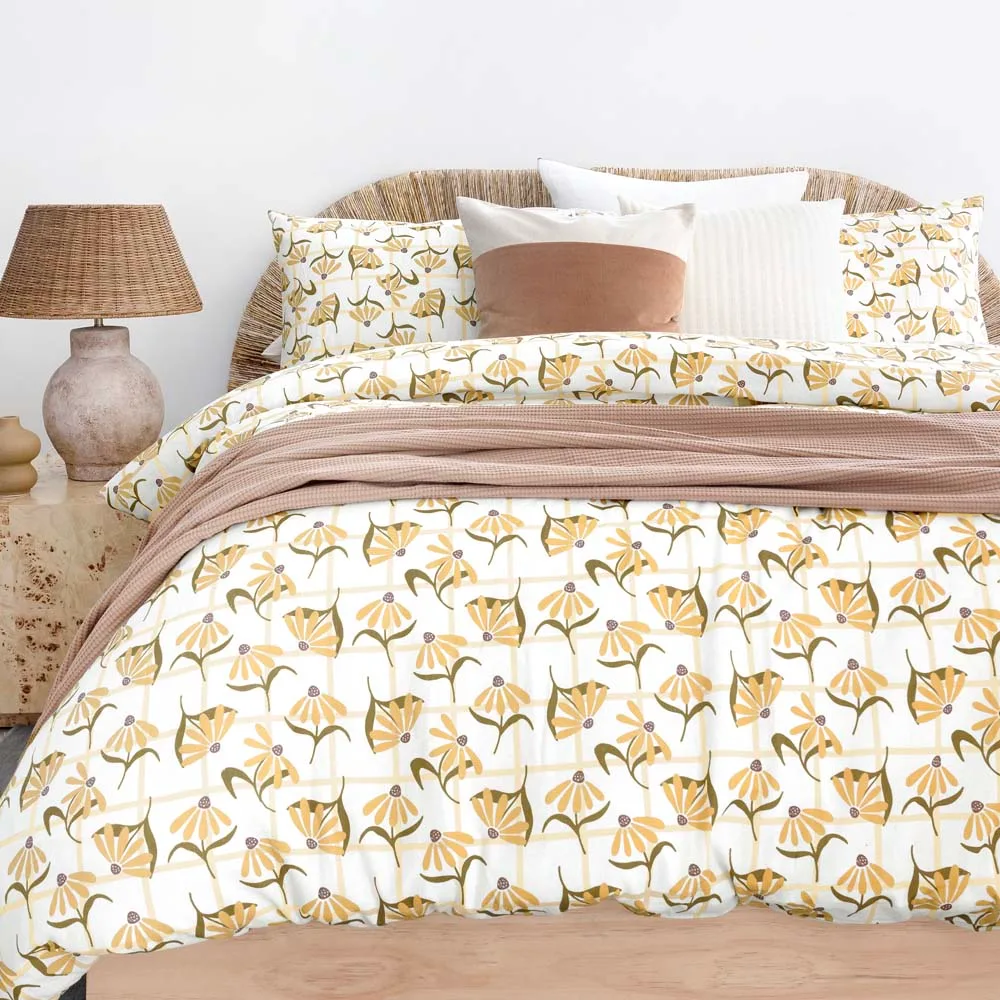 Arlo Flannelette Quilt Cover Set