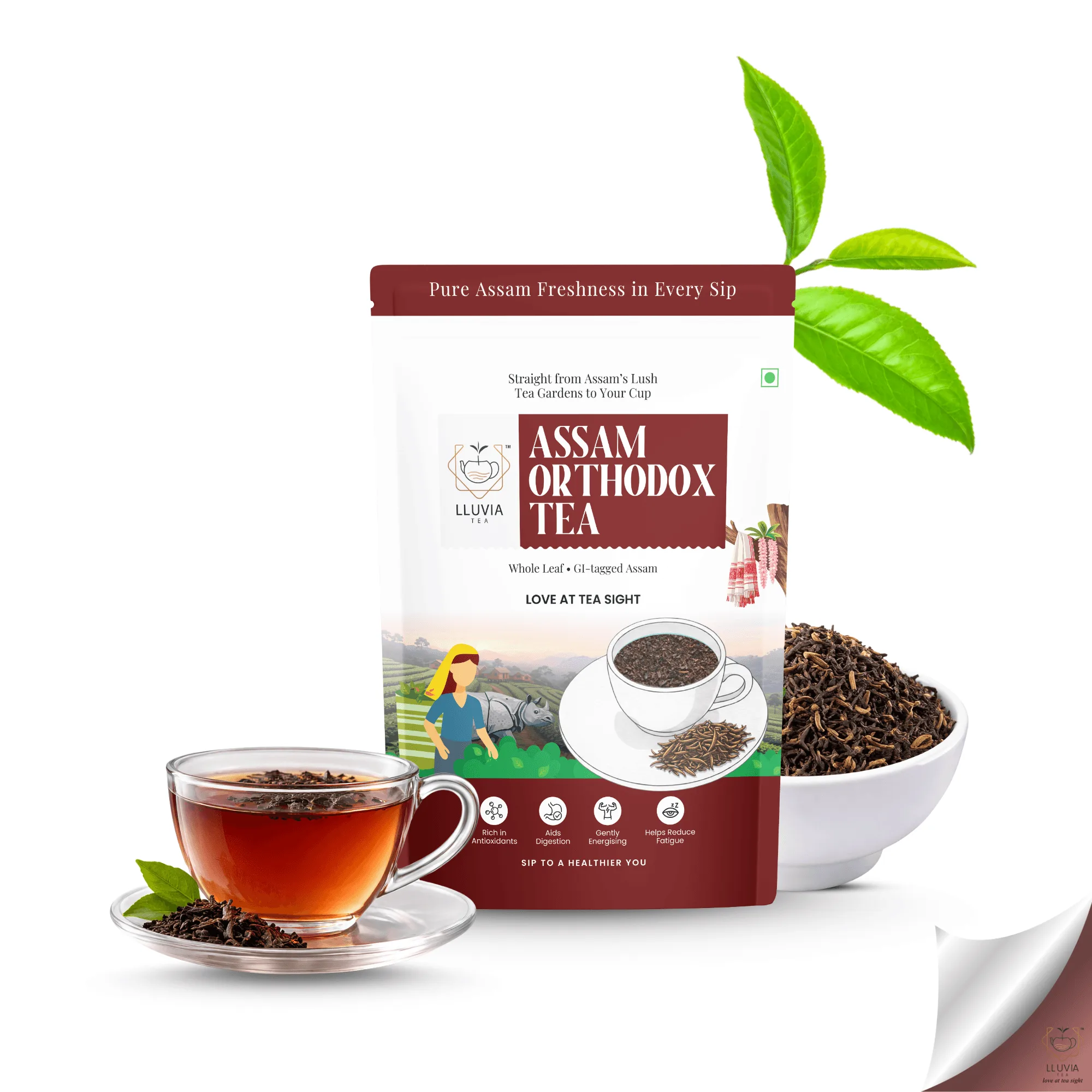 Assam Classic Orthodox Tea (100g) | Premium herbata liściasta z antyoksydantami dla zdrowia i dobrego samopoczucia