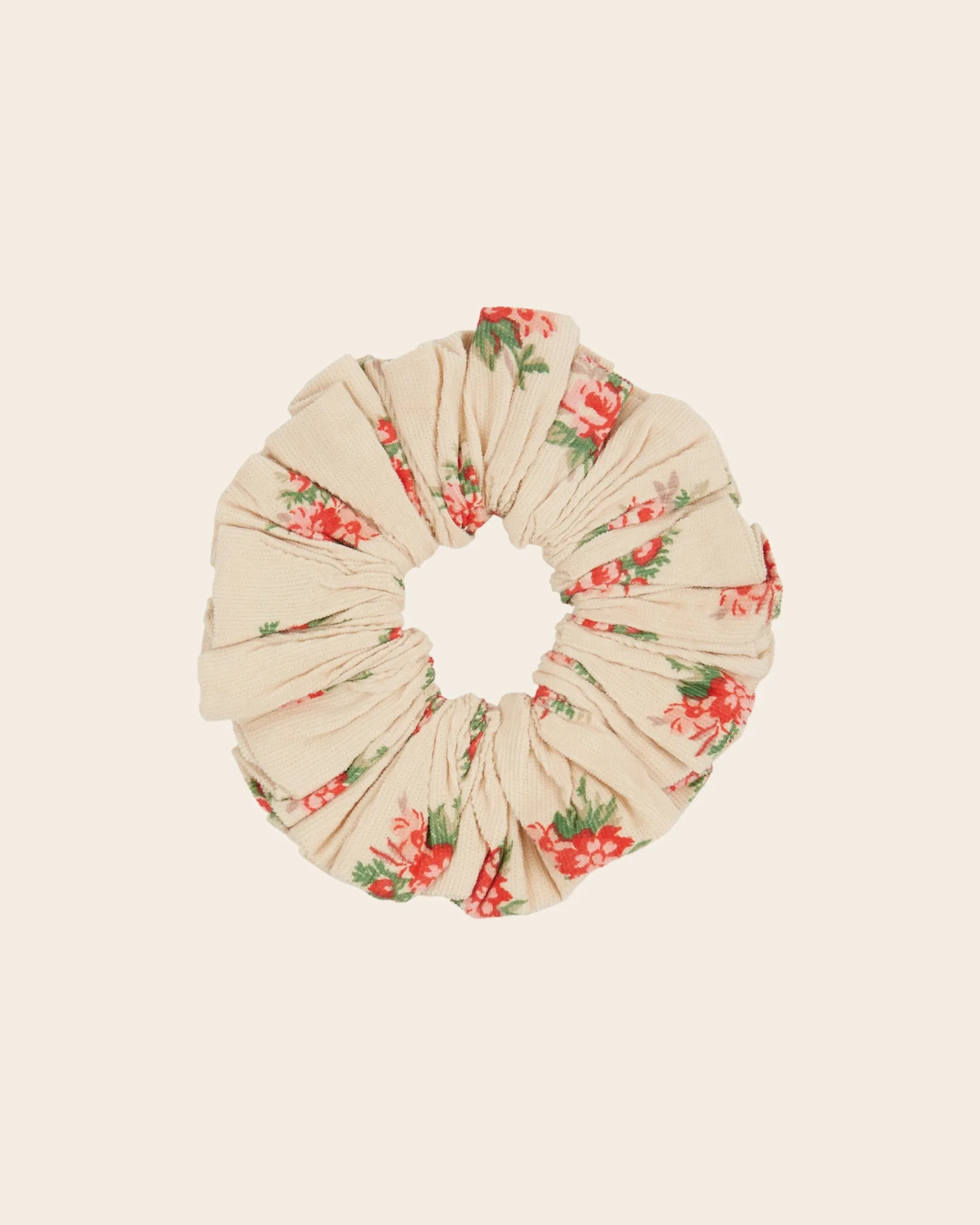 Chouchou - Fleuri beige