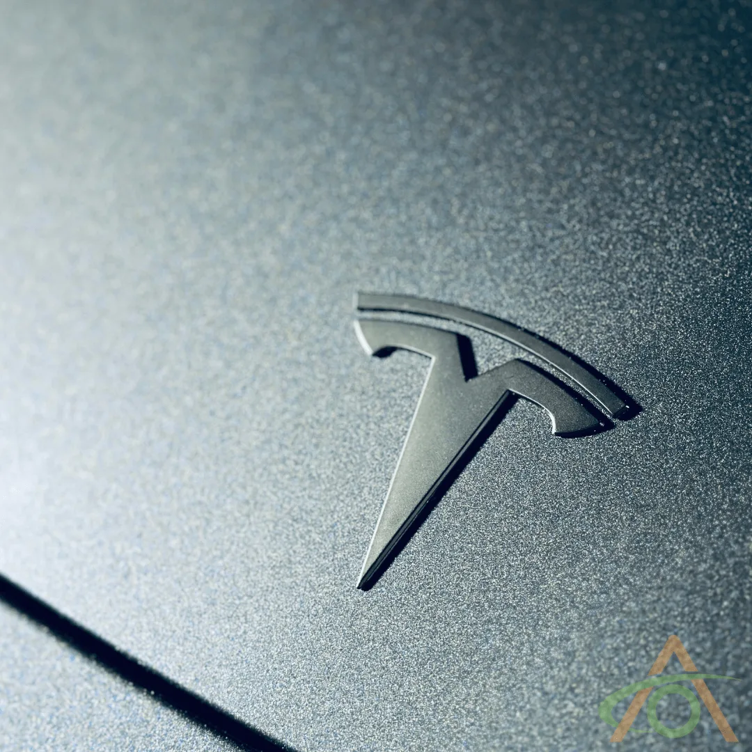 Satin Black vs. Chrome Emblems for Model 3 & Y