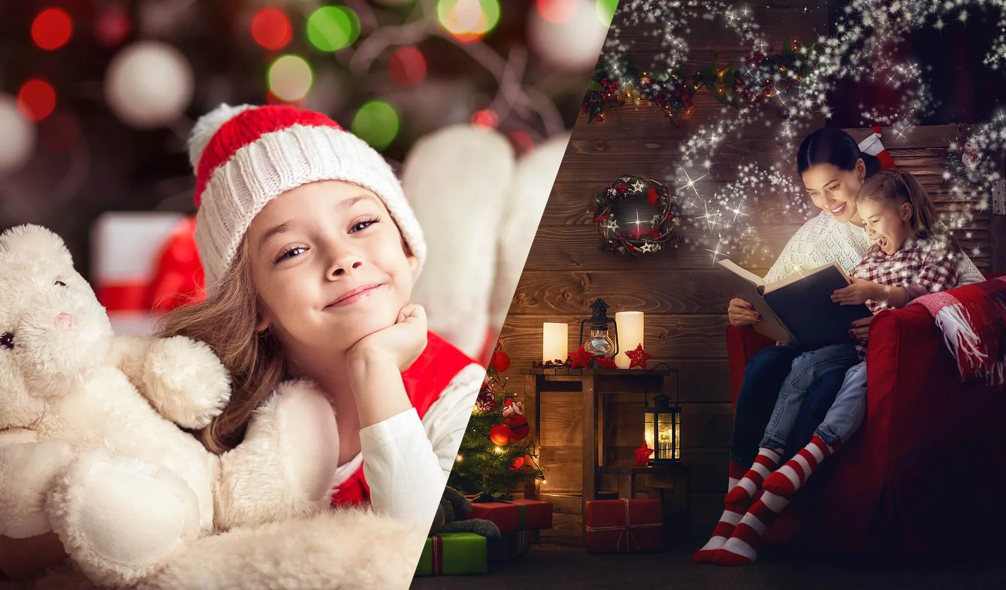 Holiday Bokeh and Magic Bundle for Festive Photoshop Edits