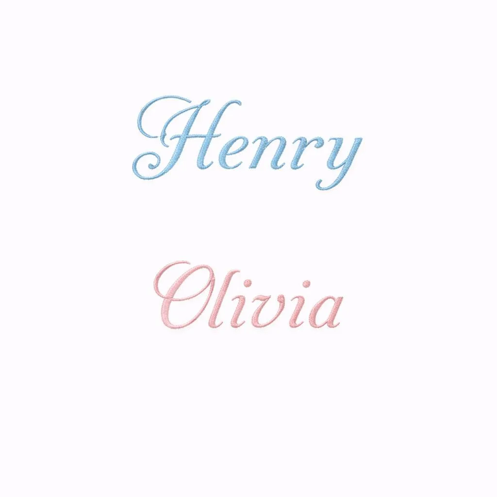 Baby Name Embroidery Add-on