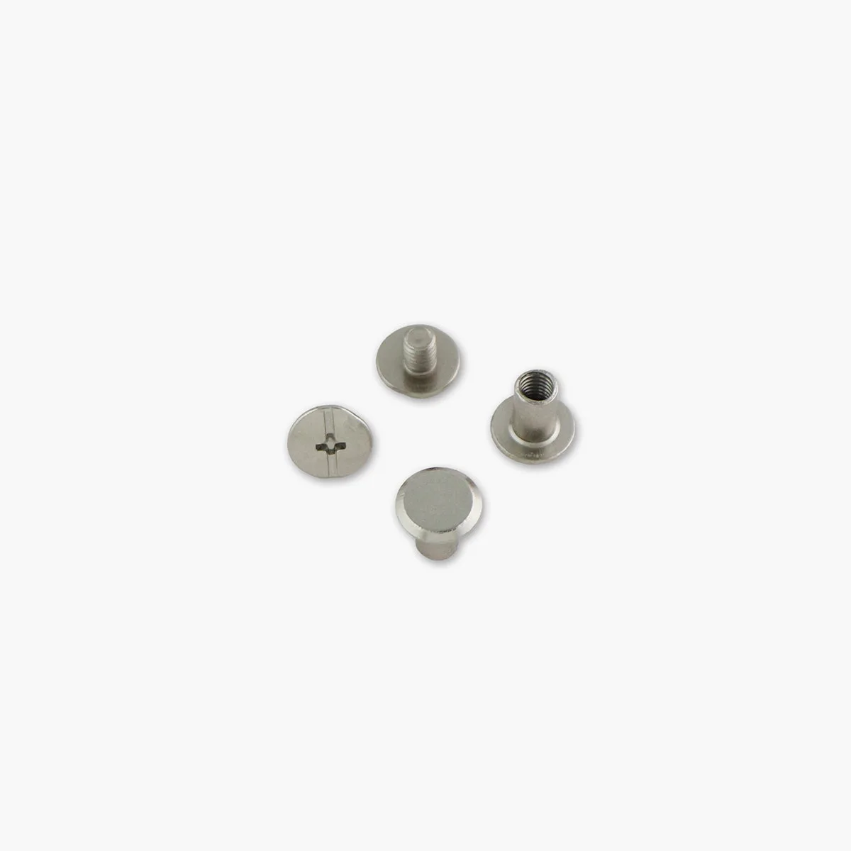 12 Medium 8mm Chicago Screws