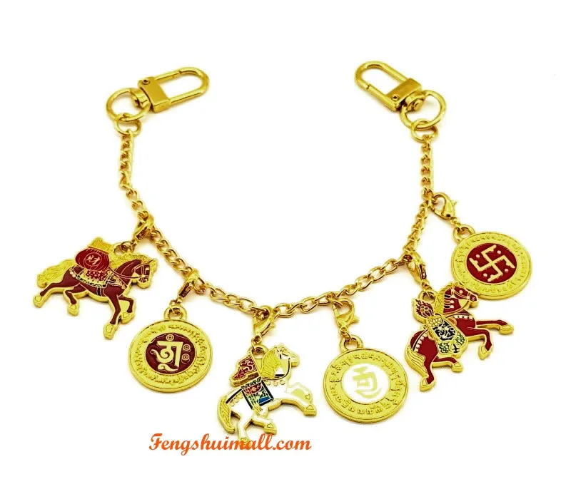 Amuleto colgante Feng Shui Trinidad de Caballos