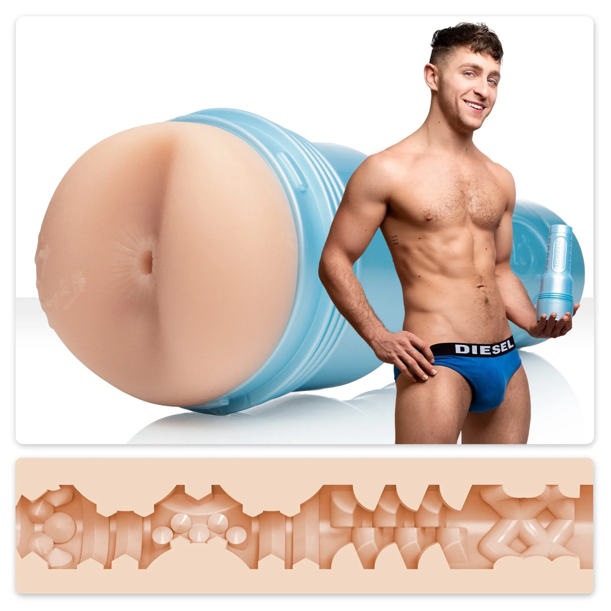 Fleshjack Dildo Sizes Compared: Sean Zevran vs Calvin Banks