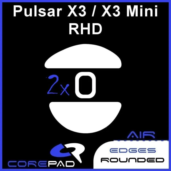 Corepad Skatez AIR - Pulsar X3 / X3 Mini (RHD)
