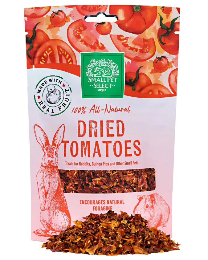 Flocos de tomate seco: um snack saudável para pequenos animais